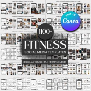 1100+ Done-for-You Fitness & Gym Assets – Full PLR & MRR Rights